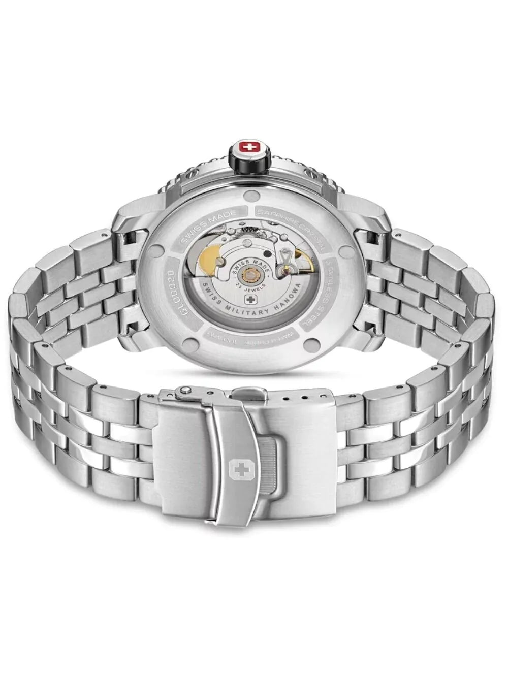 Swiss Military Hanowa SMWGL0002001-SET Mens Watch Maitre Plongeur Automatic 44mm 100ATM