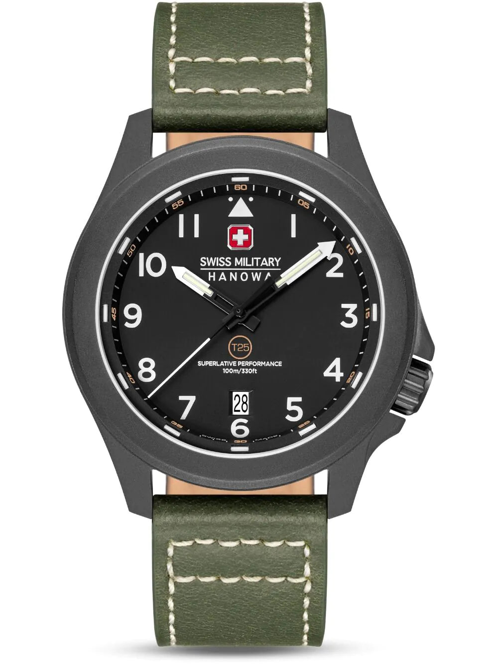 Swiss Military Hanowa SMWGB0005240 Mens Watch Fieldmaster Tritium 42mm 10ATM