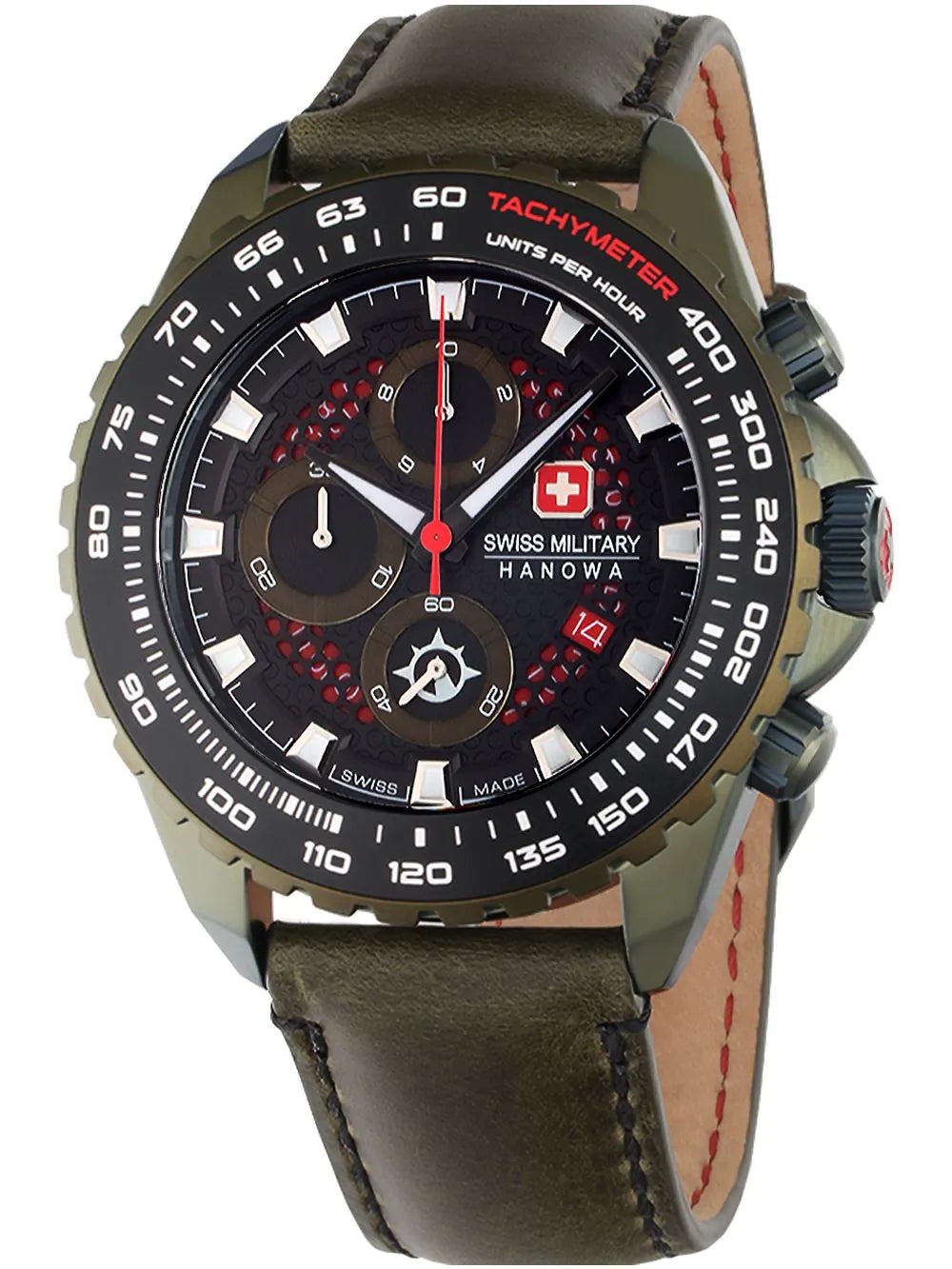 Swiss Military Hanowa SMWGC2102290 Iguana Chronograph Mens Watch 44mm 10ATM