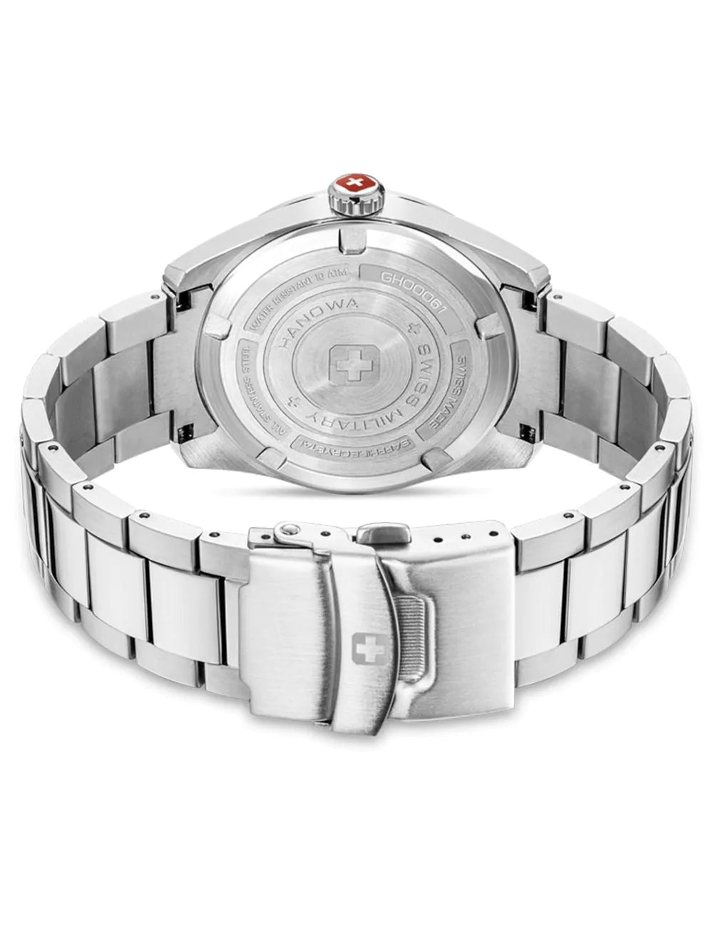 Swiss Military Hanowa SMWGH0006101 Mens Watch Silver Fir 42mm 10ATM