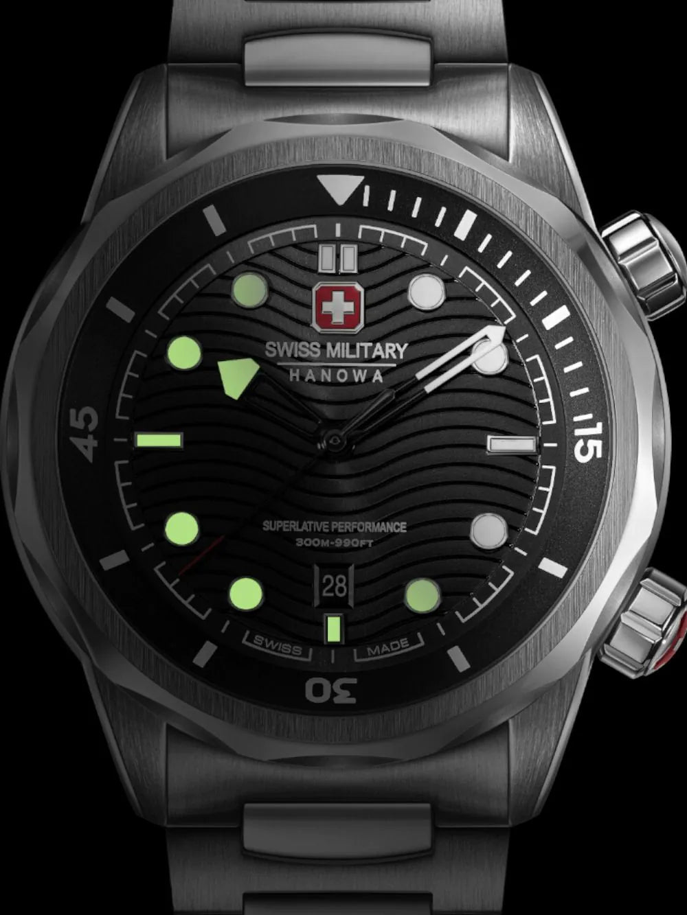 Swiss Military Hanowa SMWGH0006404 Mens watch Breakwater 43mm 30ATM