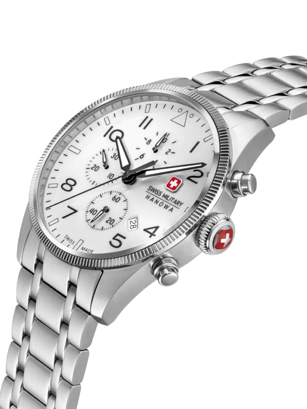 Swiss Military Hanowa SMWGI0005701-SET Mens Watch Thunderbolt Northern Night Chronograph Set 43mm 10 ATM