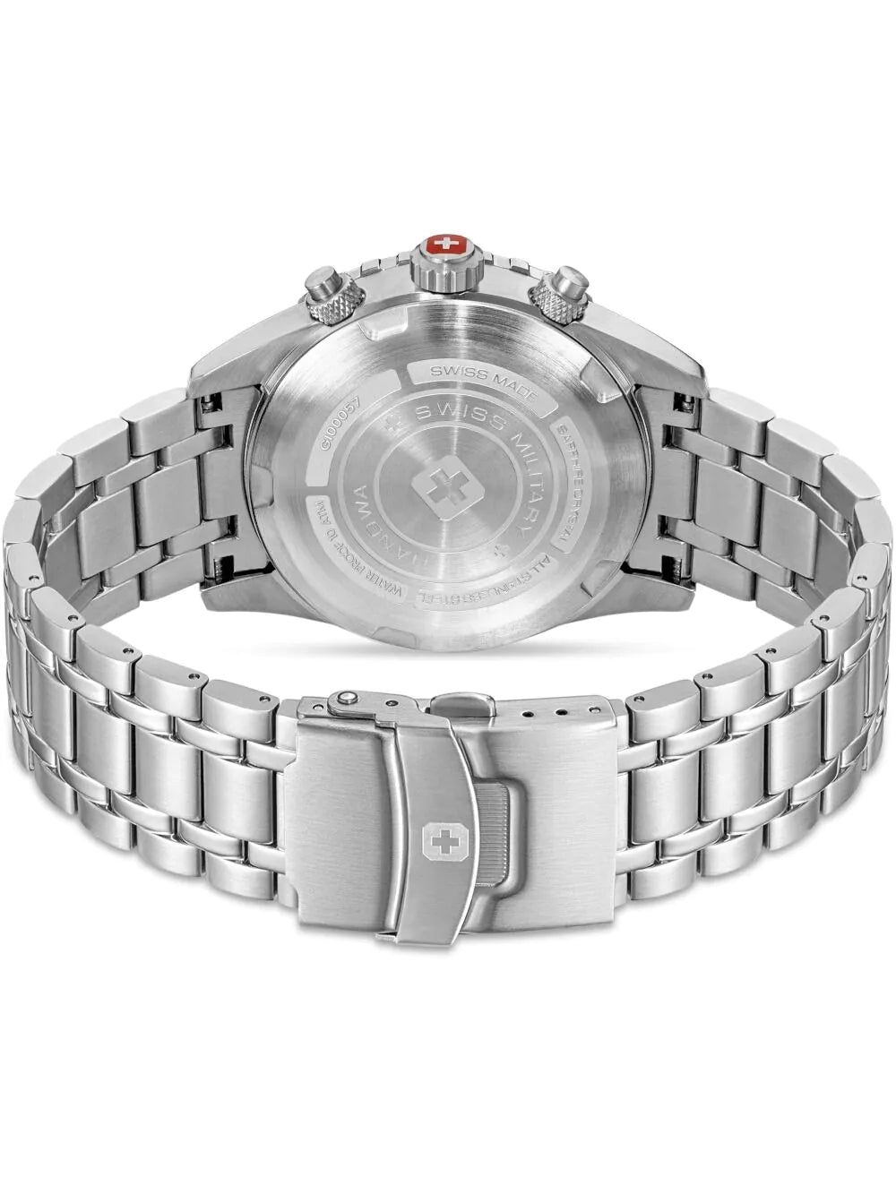 Swiss Military Hanowa SMWGI0005701-SET Mens Watch Thunderbolt Northern Night Chronograph Set 43mm 10 ATM