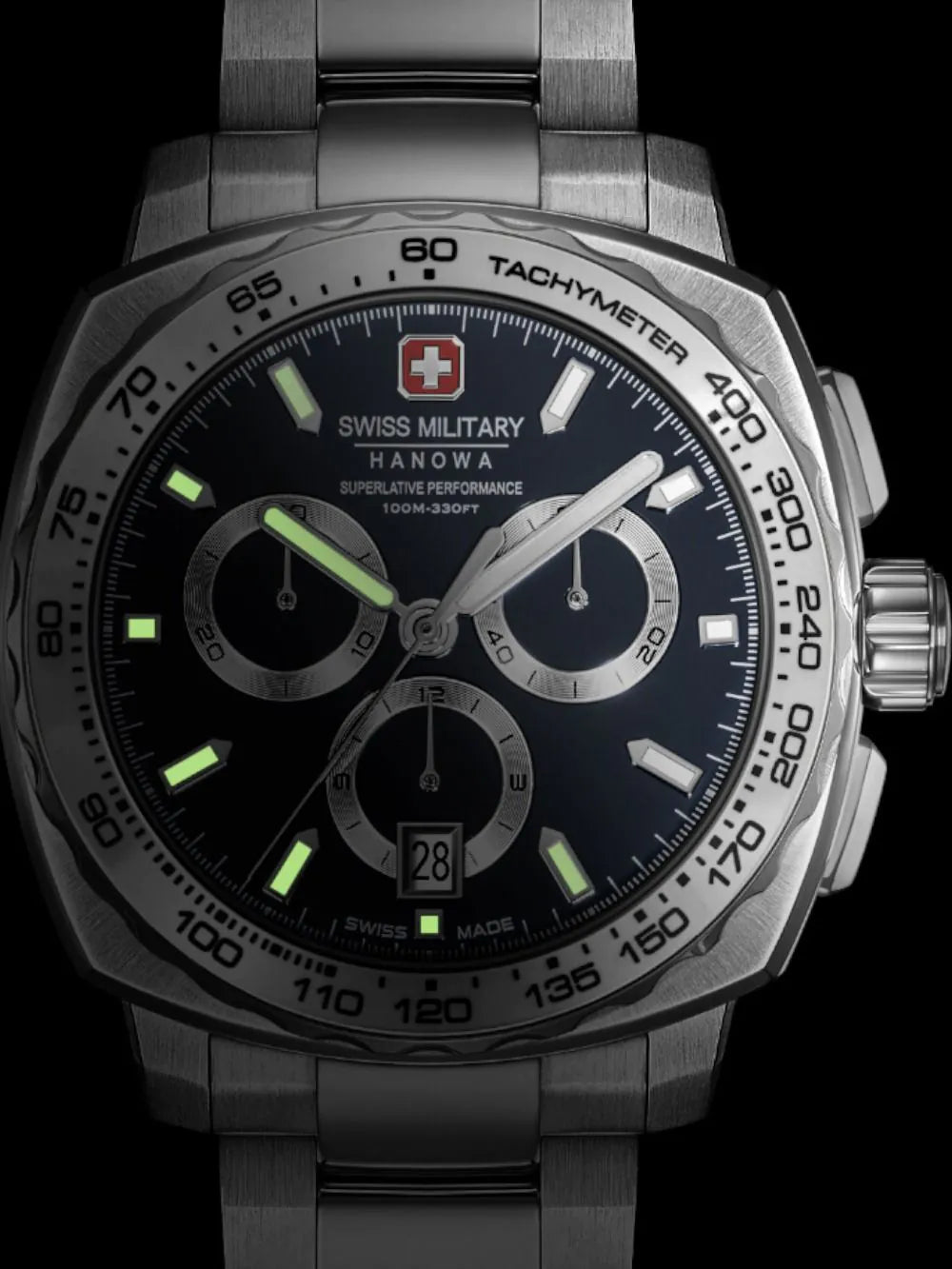 Swiss Military Hanowa SMWGI0006803 Mens watch Speedwell Chronograph 41mm 10ATM