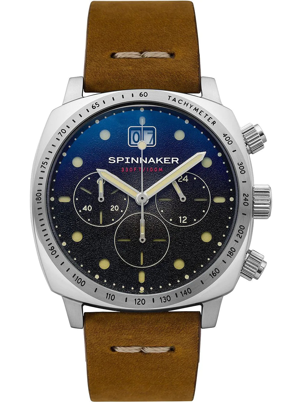 Spinnaker SP-5068-01 Hull Chronograph Mens Watch 42mm 10ATM