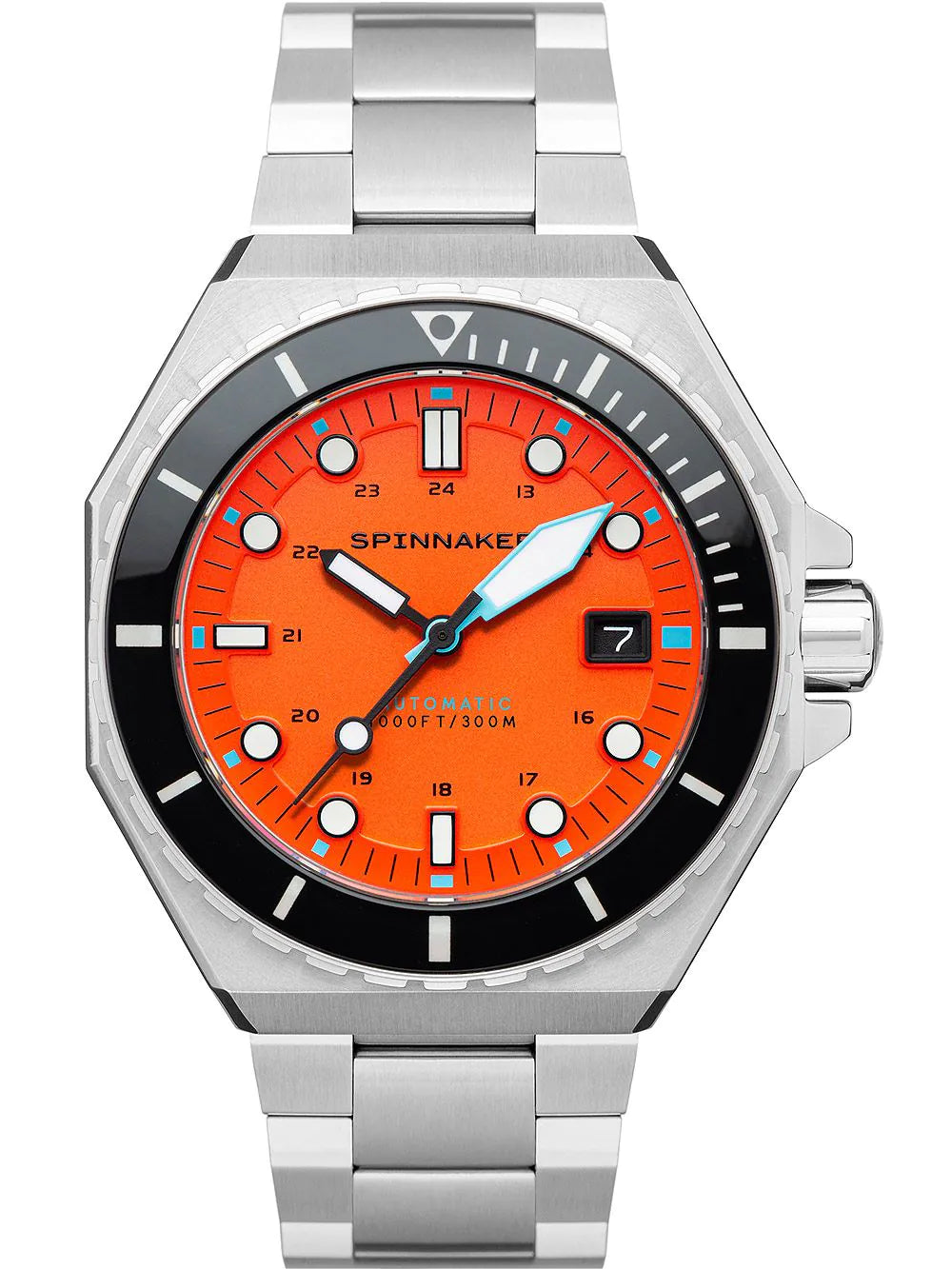 Spinnaker SP-5081-BB Dumas Automatic Mens Watch 44mm 30ATM