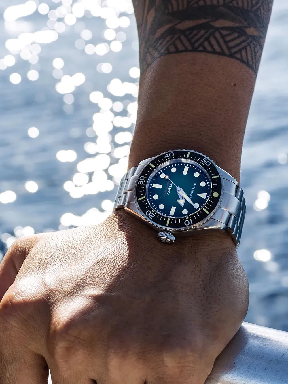 Spinnaker SP-5097-44 Mens Watch Spence Automatic Diver 40mm 30ATM