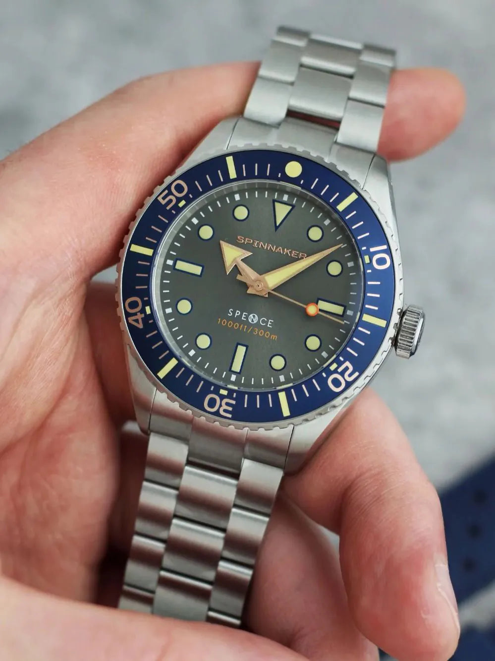 Spinnaker SP-5097-77 Mens Watch Spence 300 Automatic 40mm 30ATM