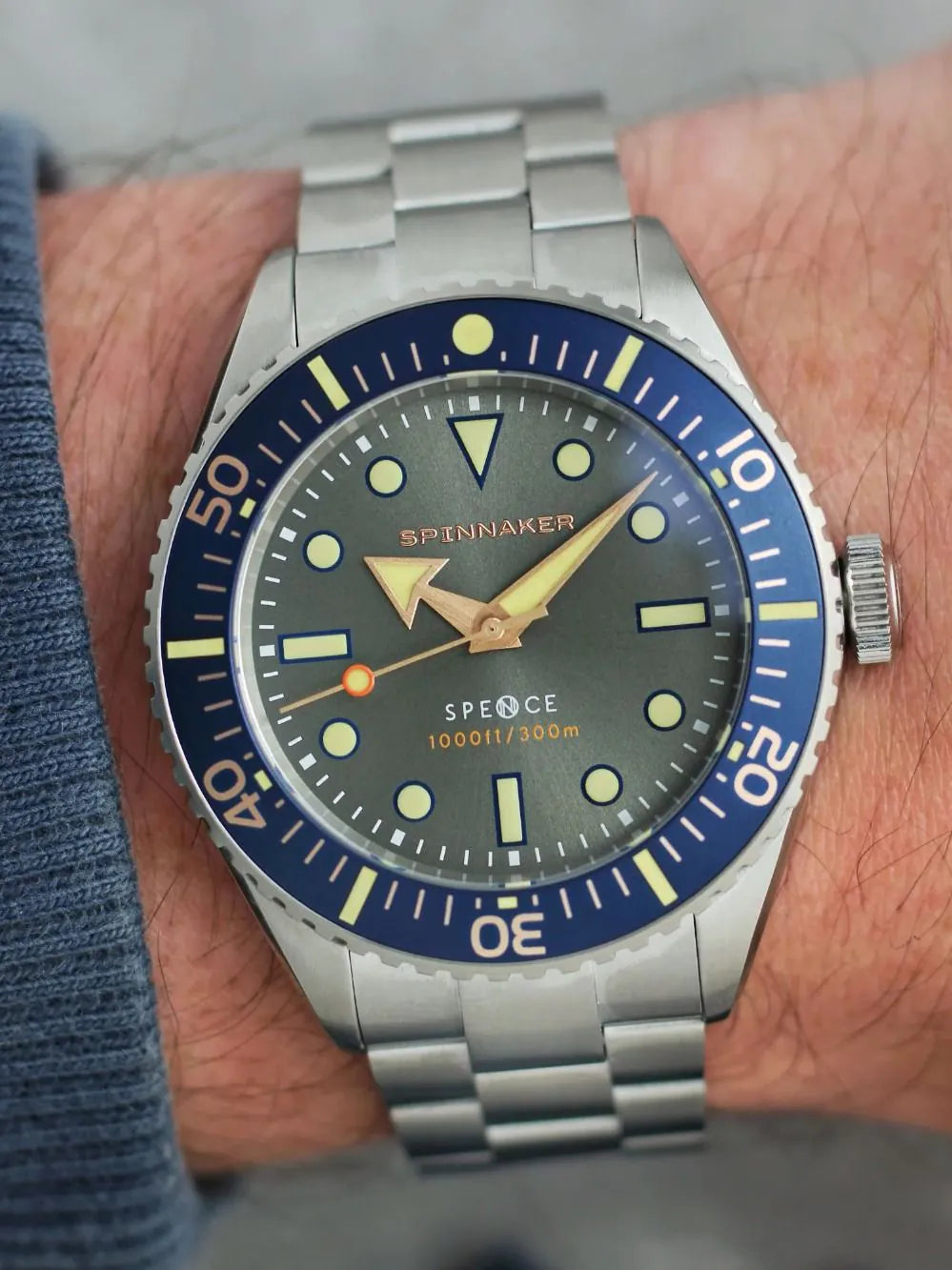 Spinnaker SP-5097-77 Mens Watch Spence 300 Automatic 40mm 30ATM