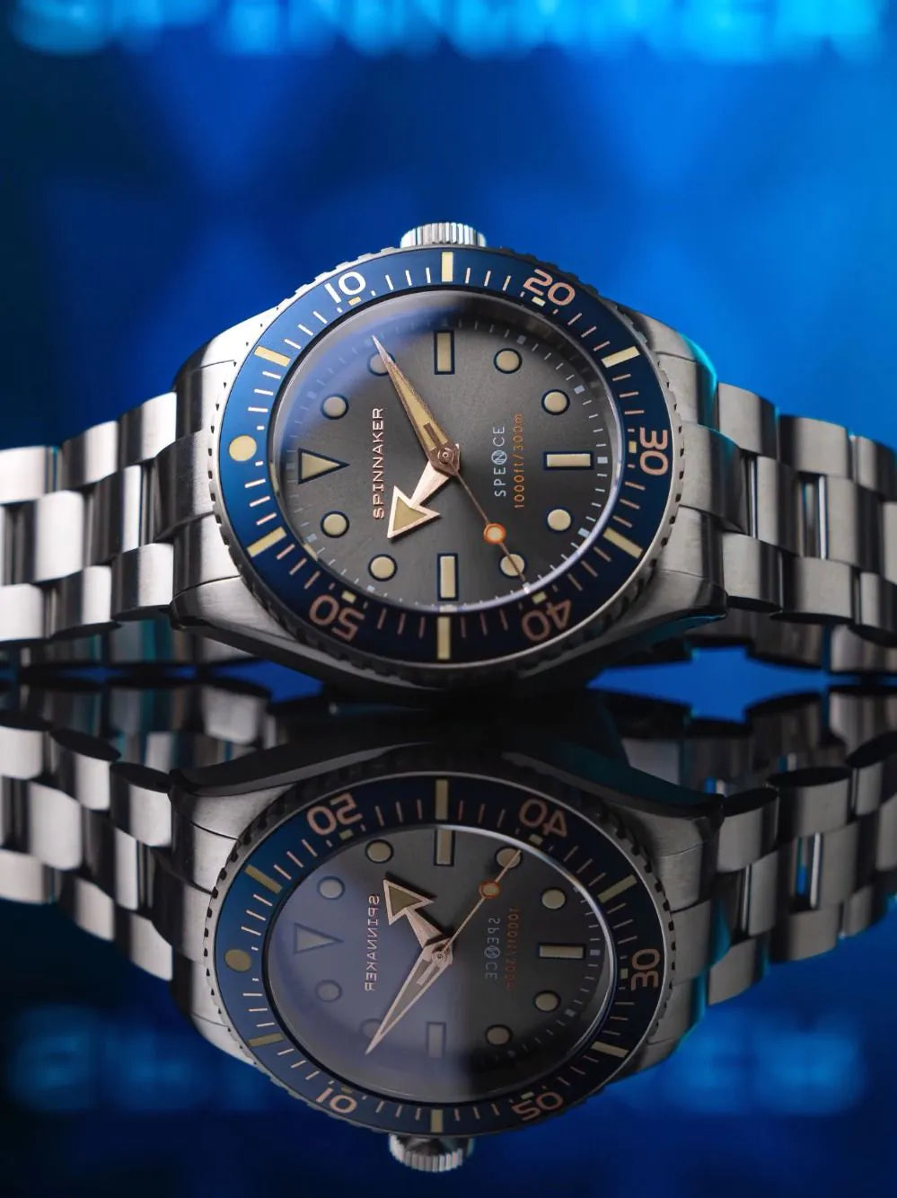 Spinnaker SP-5097-77 Mens Watch Spence 300 Automatic 40mm 30ATM