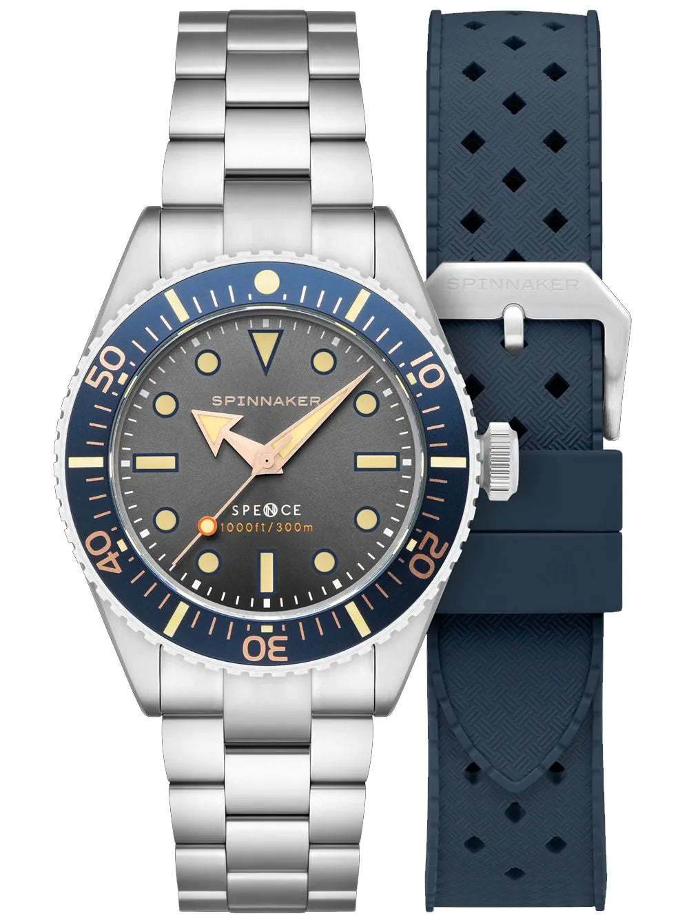 Spinnaker SP-5097-77 Mens Watch Spence 300 Automatic 40mm 30ATM