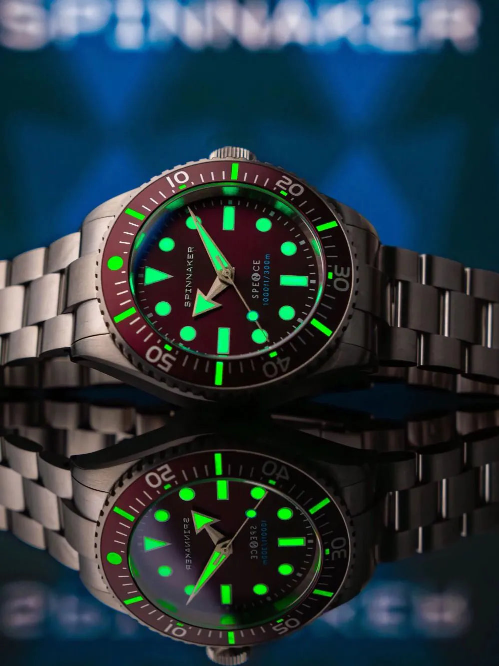 Spinnaker SP-5097-99 Mens Watch Spence 300 Automatic 40mm 30ATM