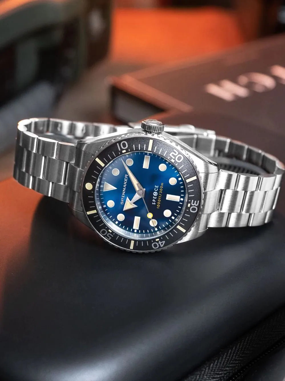 Spinnaker SP-5097-BB Mens Watch Spence 300 Automatic 40mm 30ATM