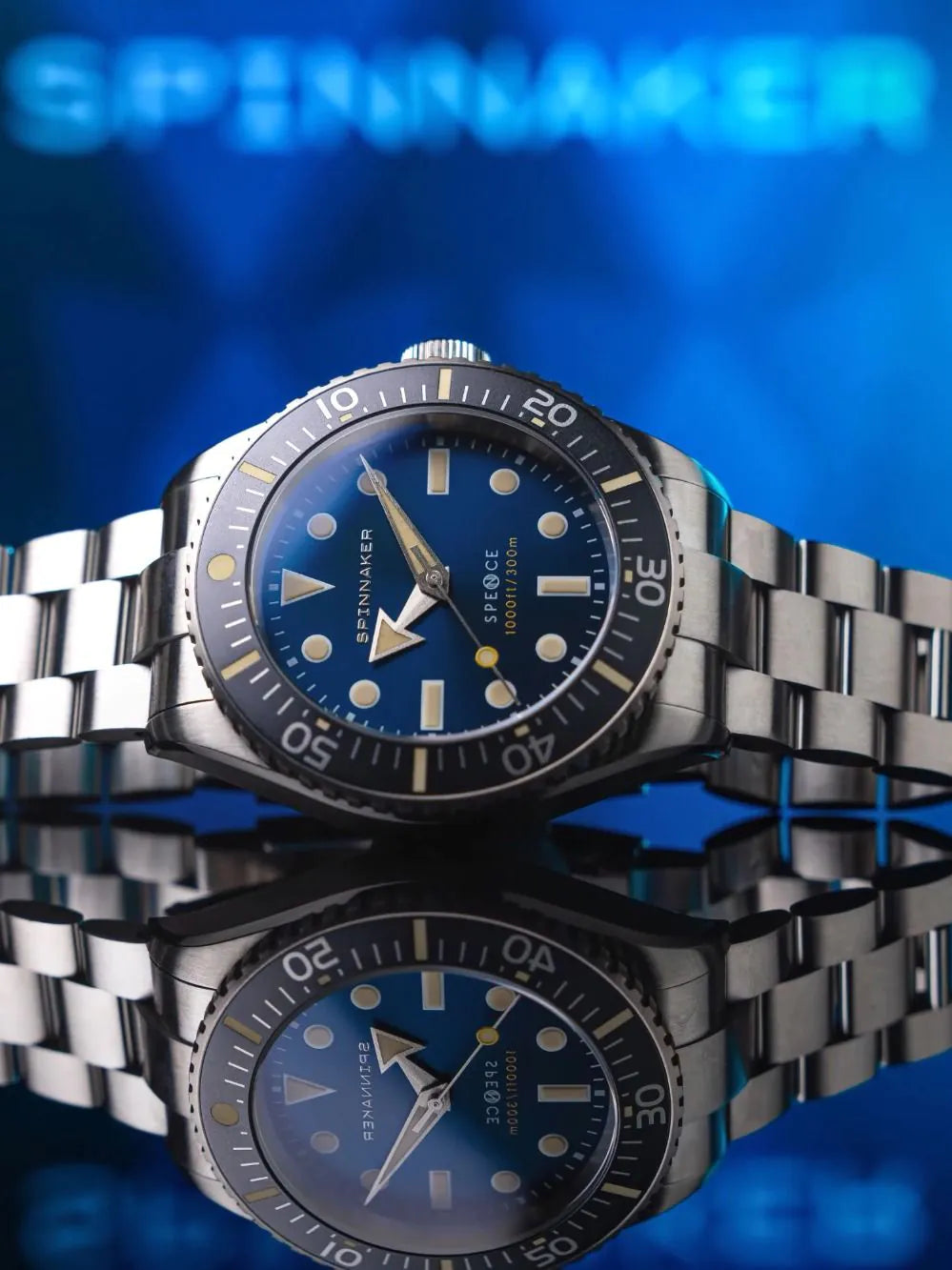 Spinnaker SP-5097-BB Mens Watch Spence 300 Automatic 40mm 30ATM