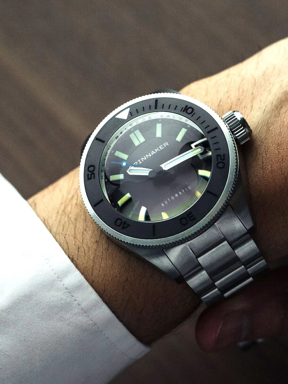 Spinnaker SP-5098-33 Picard Volcano Black Automatic Diver 45mm 55ATM