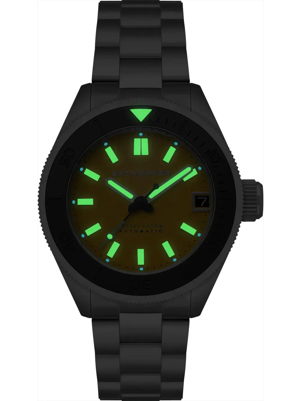 Spinnaker SP-5098-44 Mens Watch Piccard Automatic 45mm 55ATM