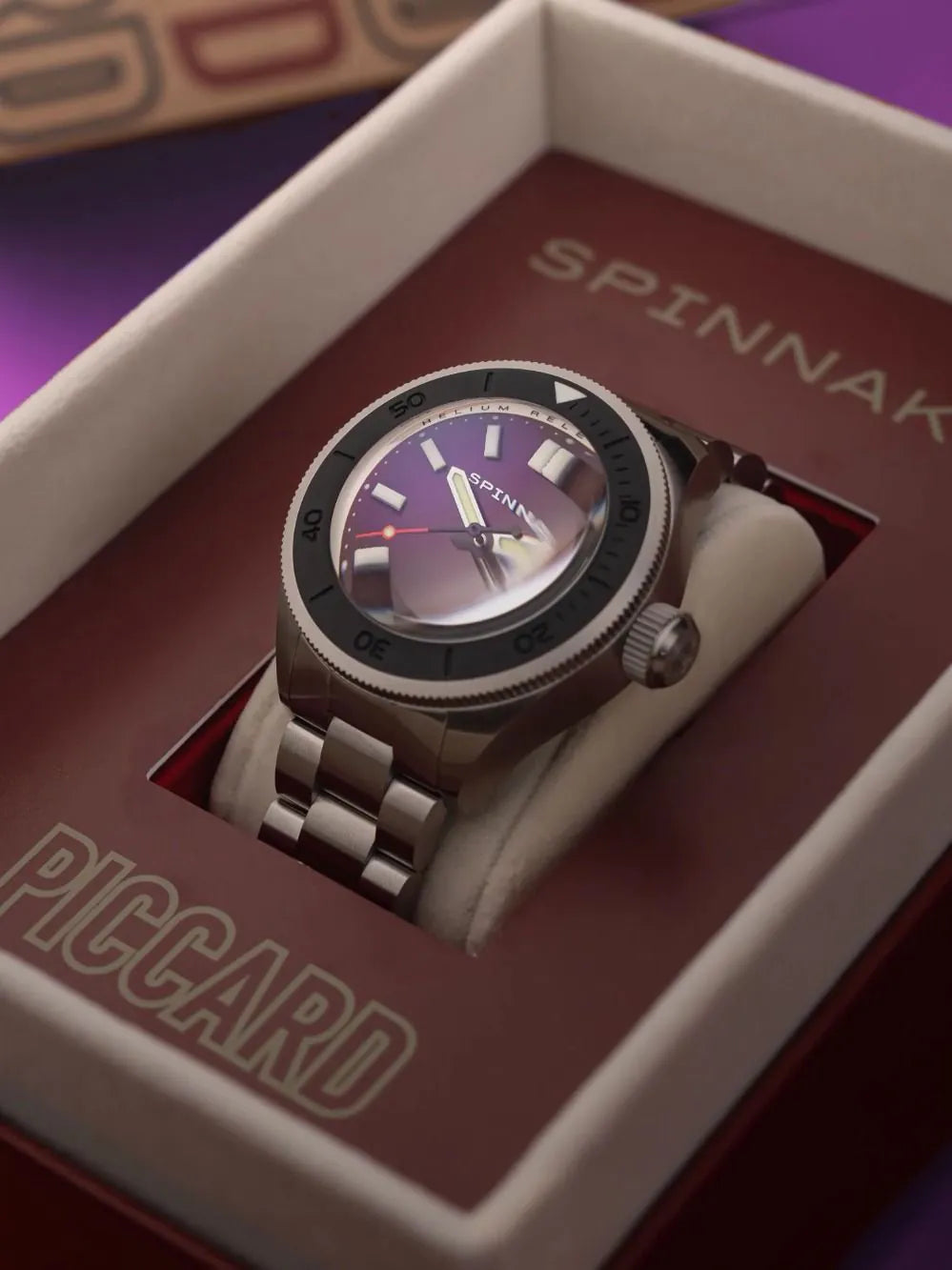 Spinnaker SP-5098-66 Mens Watch Piccard Automatic 45mm 55ATM