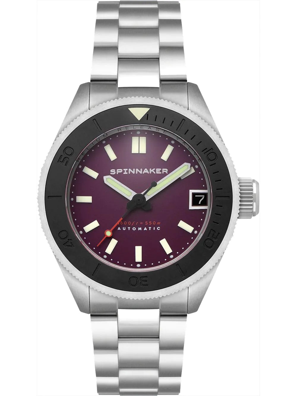 Spinnaker SP-5098-66 Mens Watch Piccard Automatic 45mm 55ATM