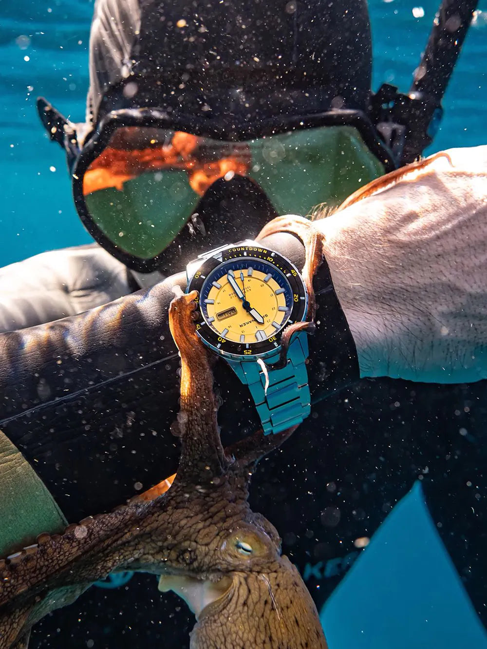 Spinnaker SP-5099-33 Mens Watch Hass Automatic Diver 43mm 30ATM