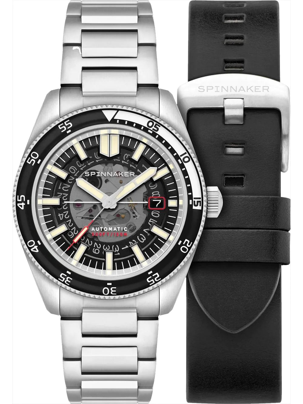 Spinnaker SP-5118-11 Mens Watch Fleuss Automatic 43mm 15ATM