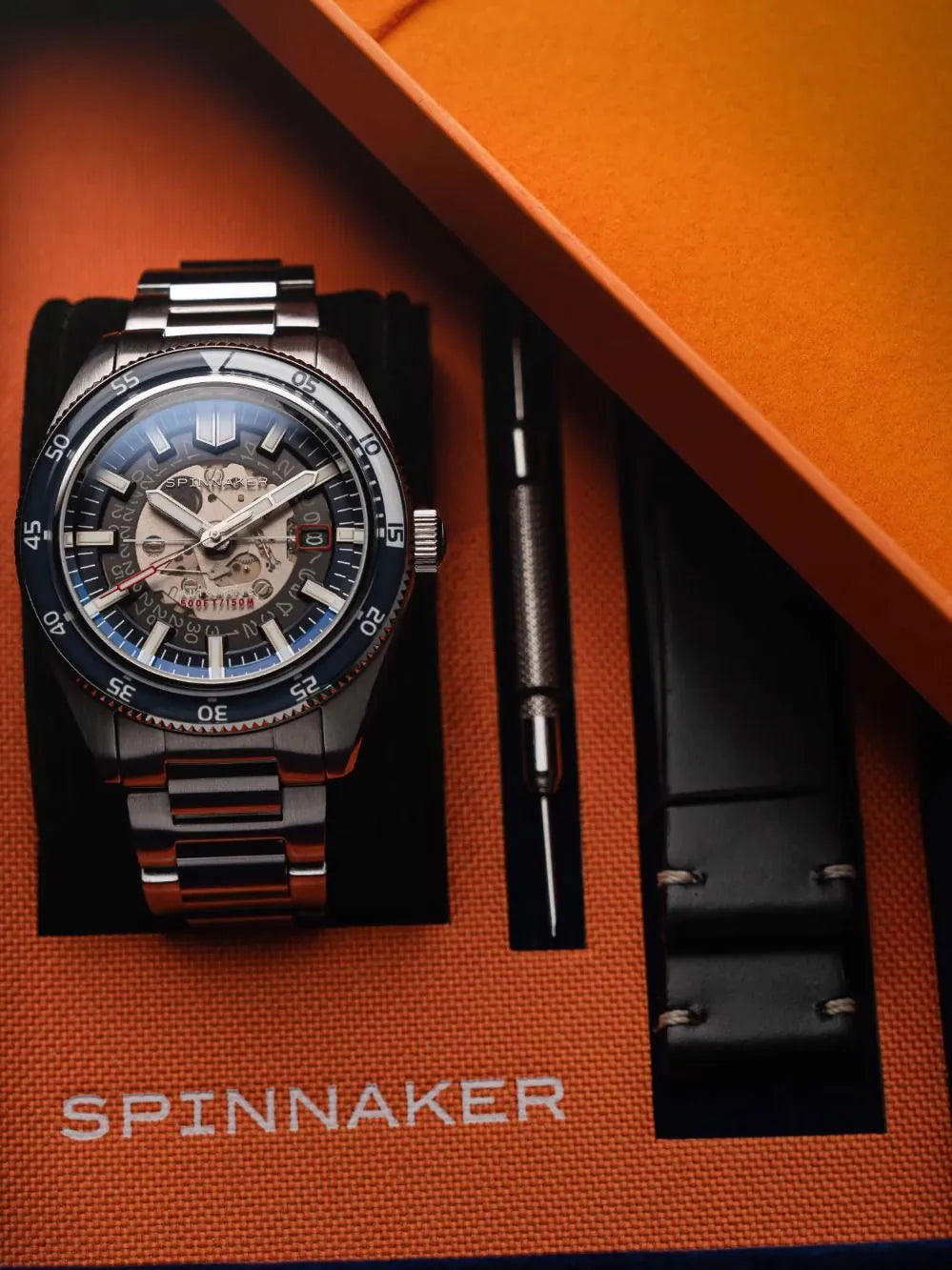 Spinnaker SP-5118-22 Mens Watch Fleuss Automatic 43mm 15ATM