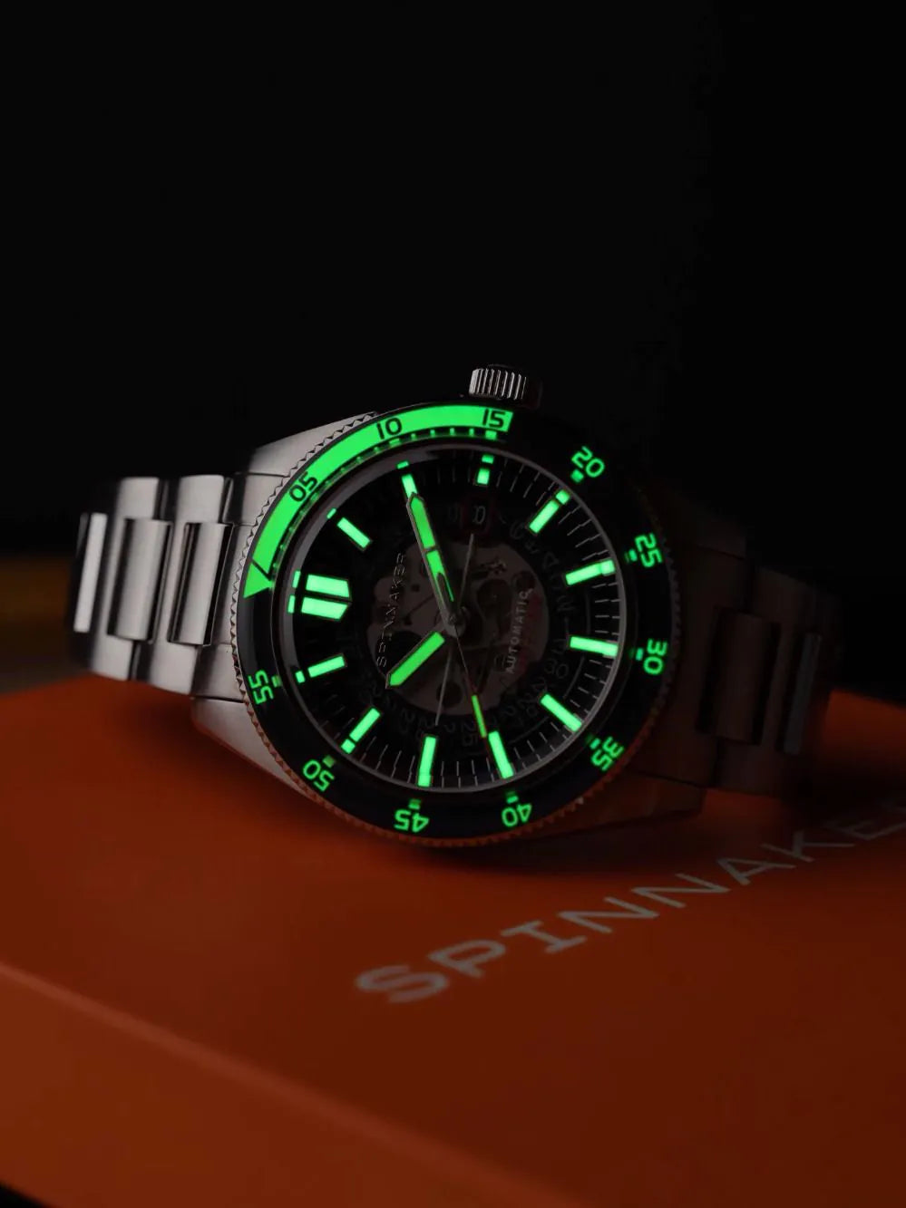 Spinnaker SP-5118-22 Mens Watch Fleuss Automatic 43mm 15ATM