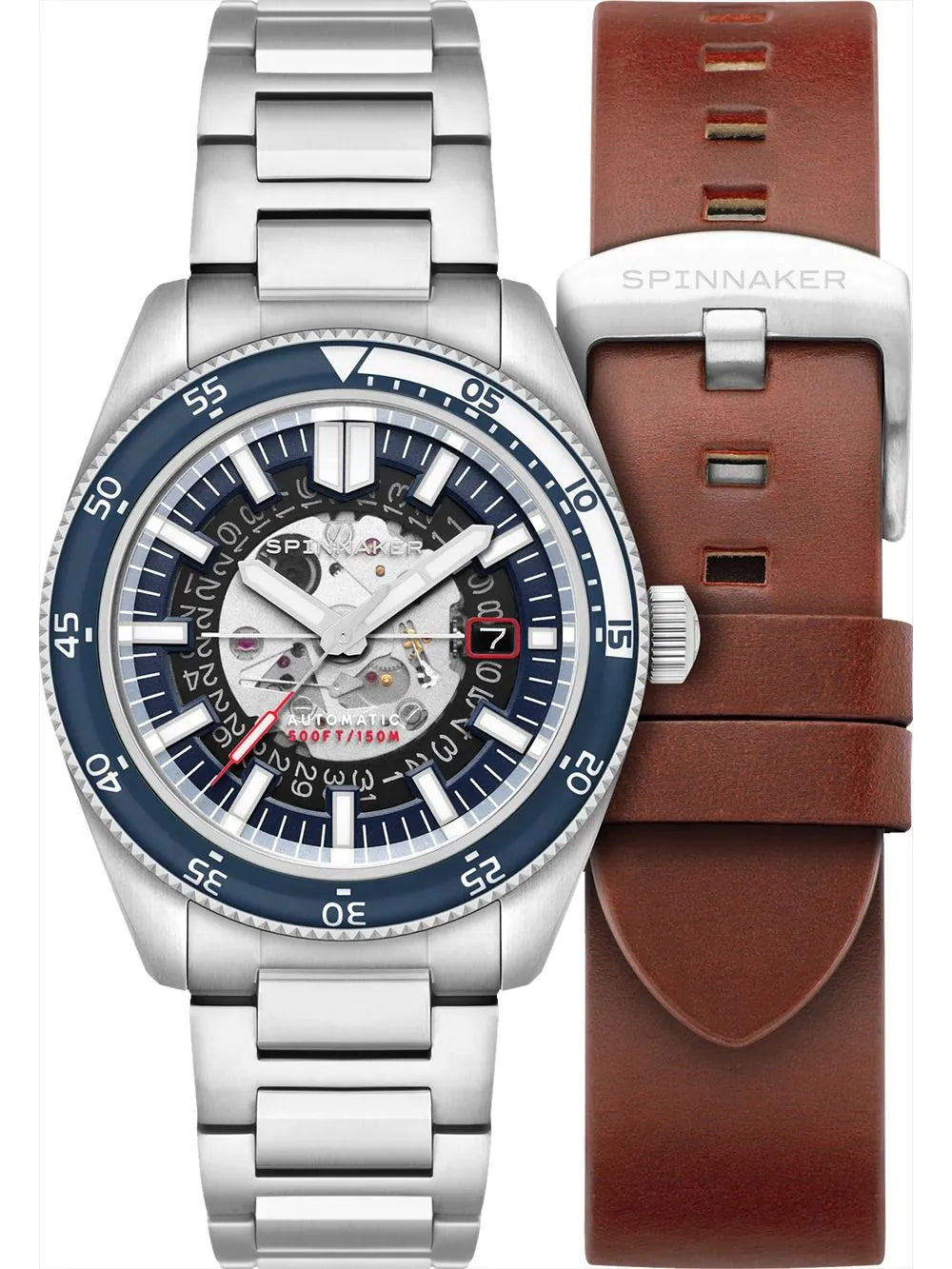 Spinnaker SP-5118-22 Mens Watch Fleuss Automatic 43mm 15ATM