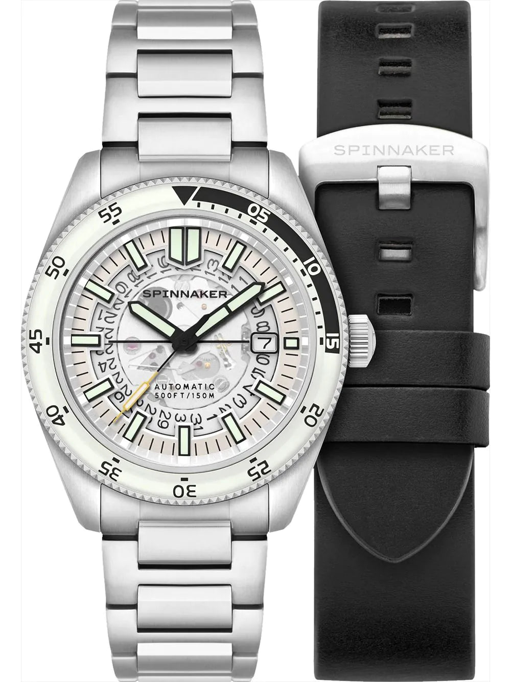 Spinnaker SP-5118-33 Mens Watch Fleuss Automatic 43mm 15ATM