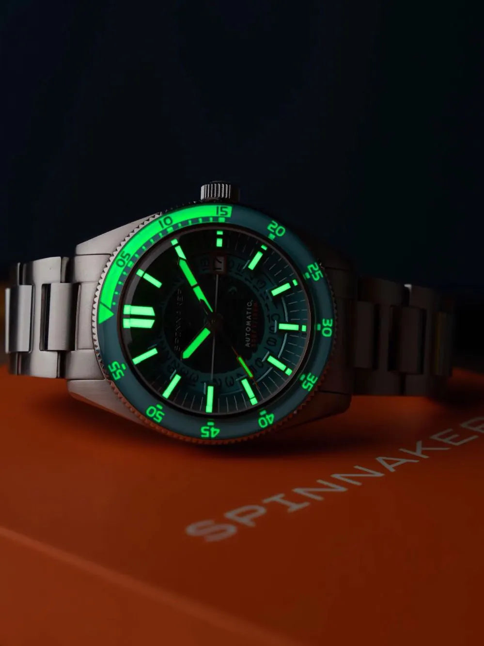 Spinnaker SP-5118-44 Mens Watch Fleuss Automatic 43mm 15ATM