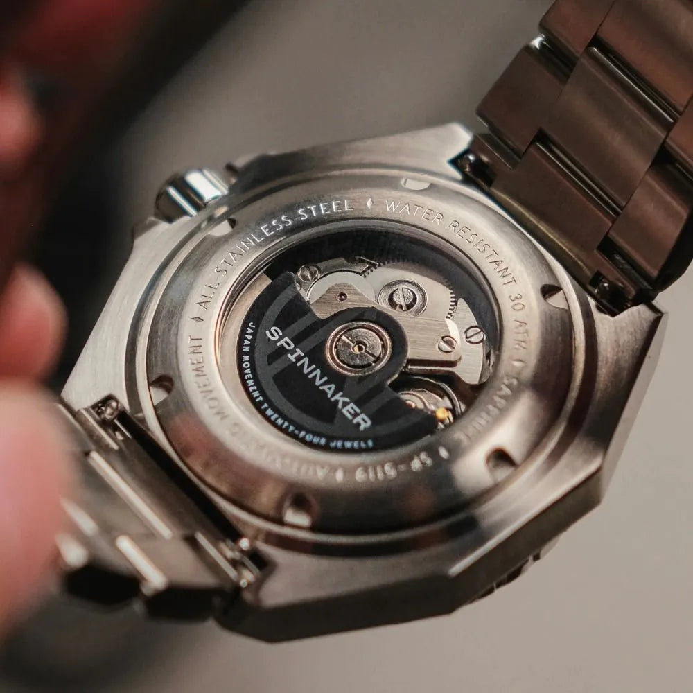 Spinnaker SP-5119-11 Dumas Automatic GMT Mens Watch 44mm 30ATM