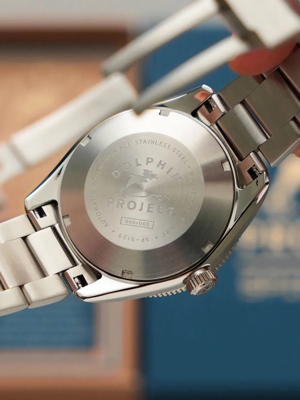 Spinnaker SP-5129-22 Mens Watch Croft Mid-Size Automatic Limited Dolphin Project 40mm 15ATM