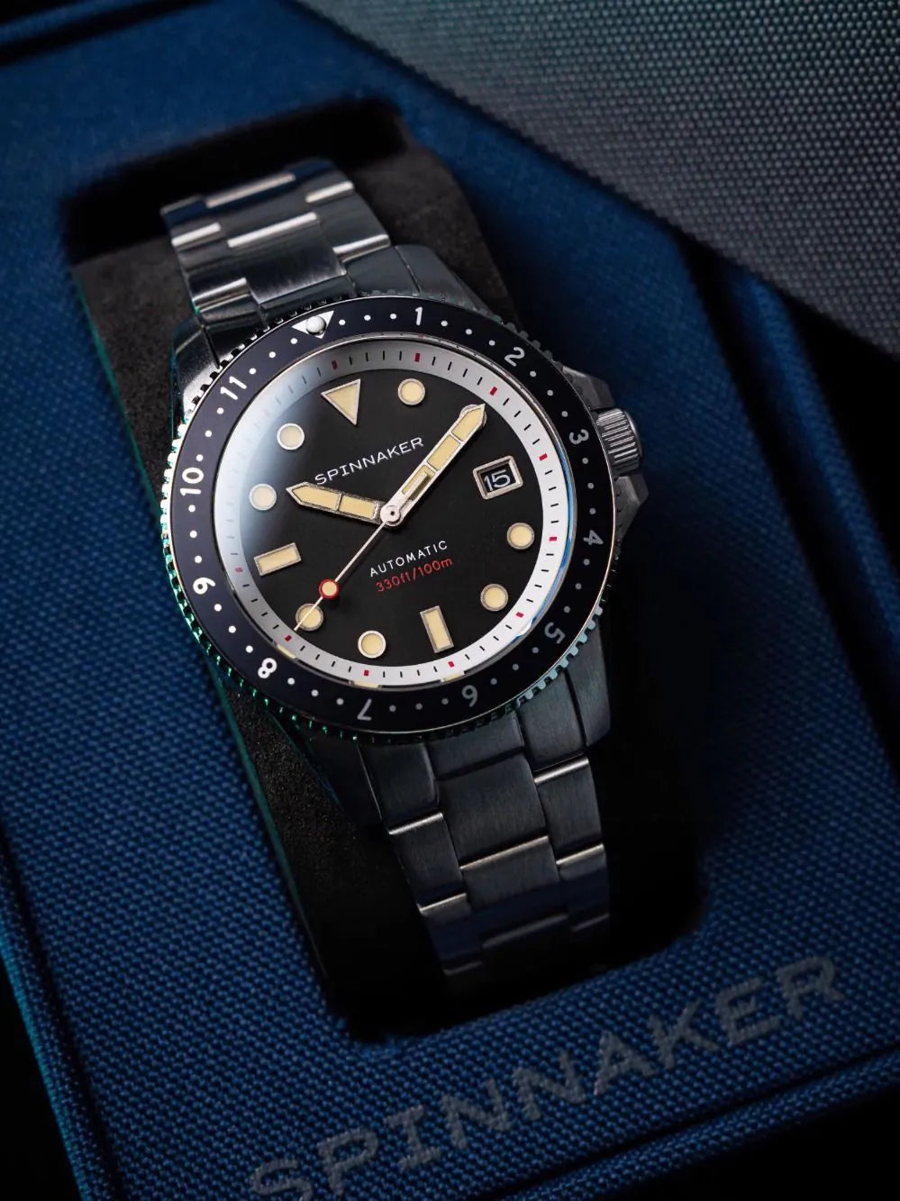 Spinnaker SP-5136-11 Mens Watch Croft Pioneer Automatic 42mm 10ATM