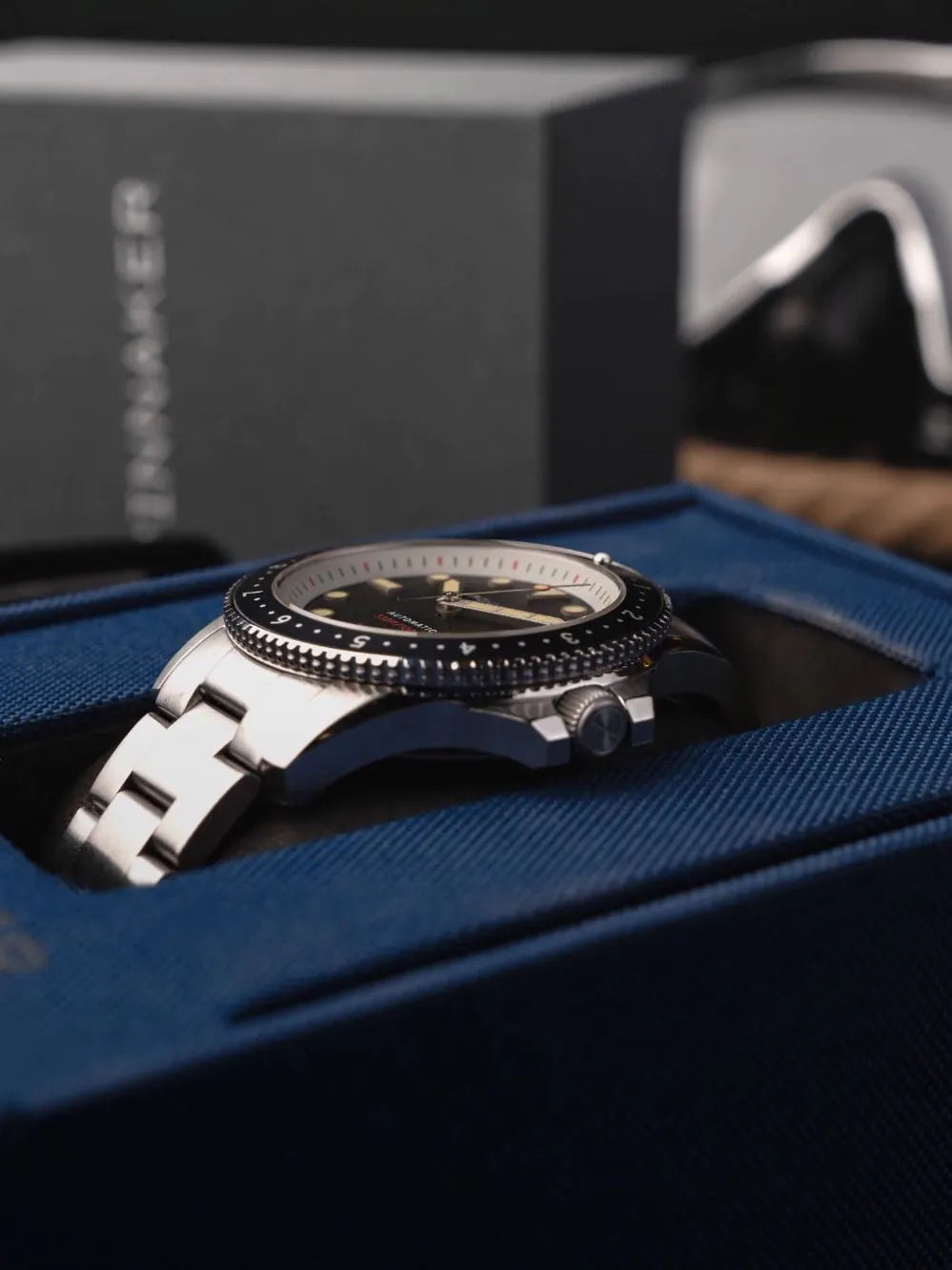 Spinnaker SP-5136-11 Mens Watch Croft Pioneer Automatic 42mm 10ATM