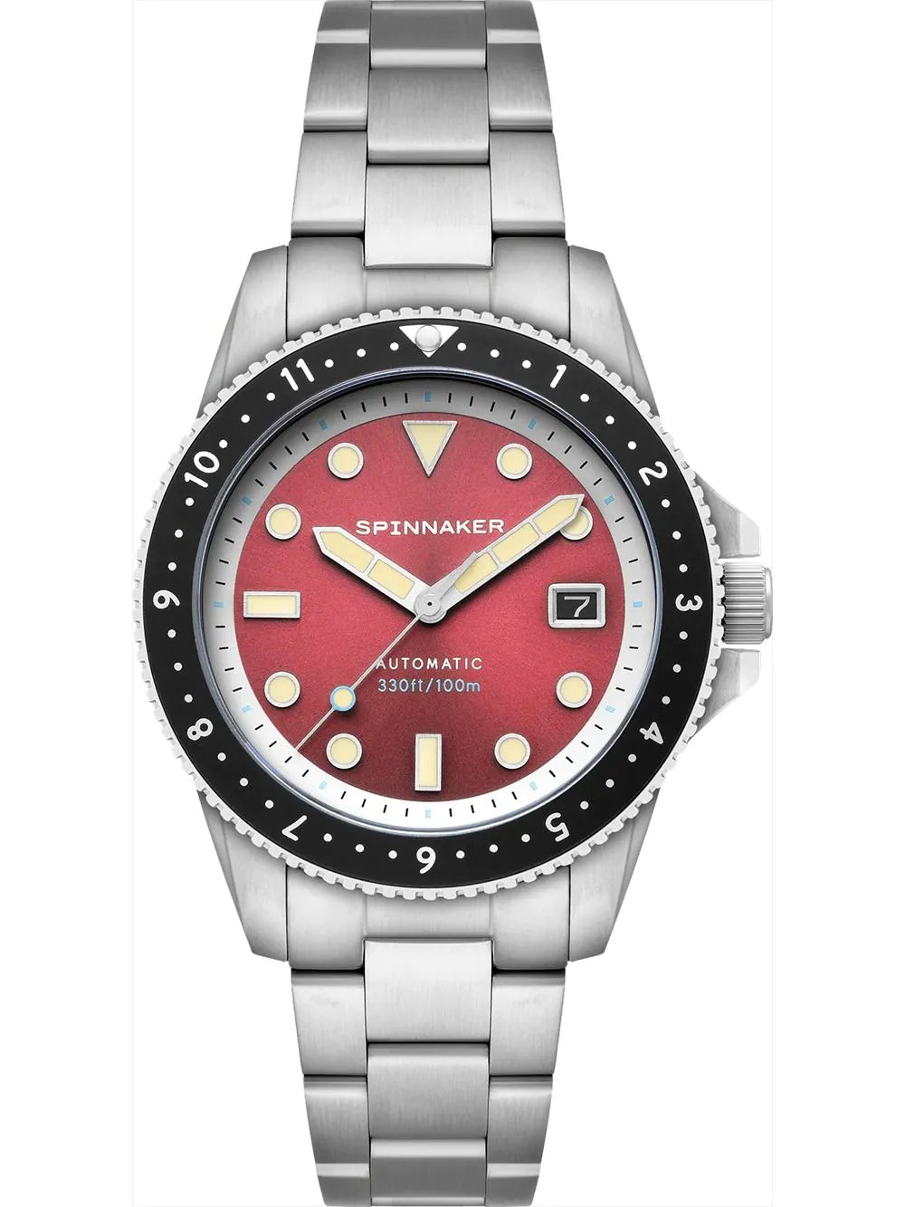 Spinnaker SP-5136-44 Mens Watch Croft Pioneer Automatic 42mm 10ATM