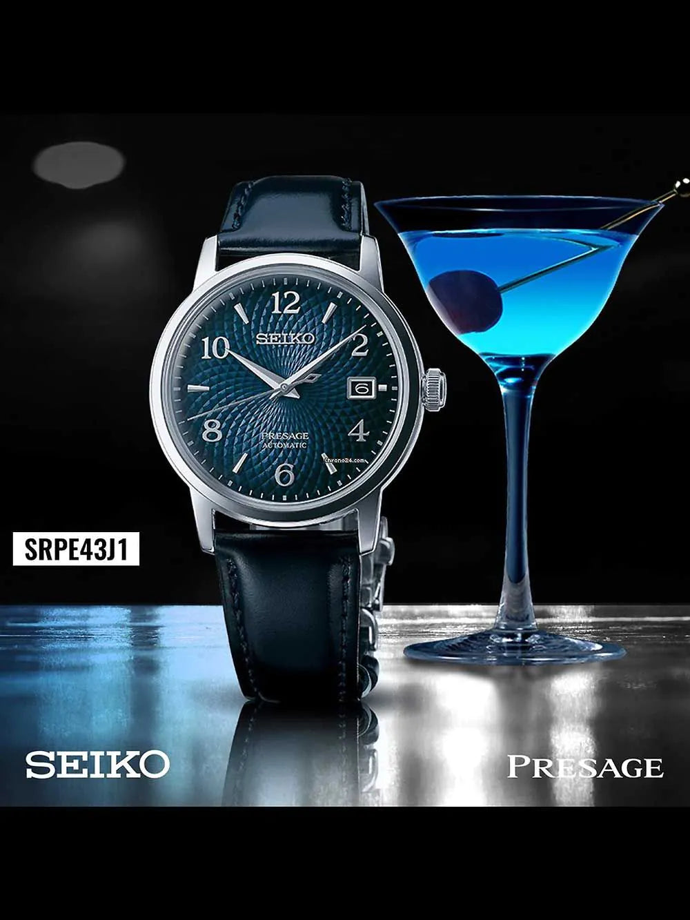 Seiko SRPE43J1 Presage Cocktail-Time automatic 38mm 5ATM