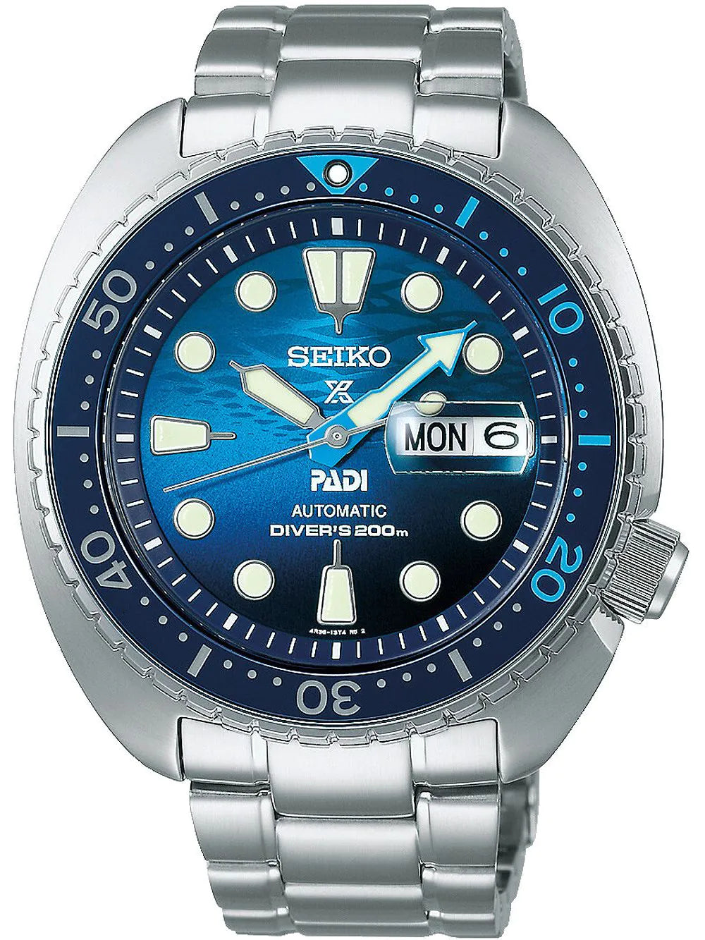 Seiko SRPK01K1 Prospex PADI Diver Automatic Mens Watch 45mm 20ATM