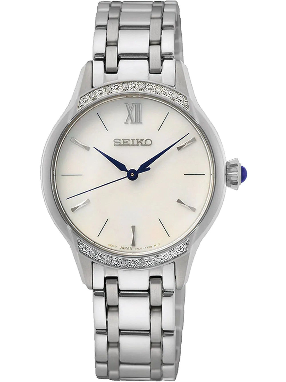 Seiko SRZ543P1 classic ladies w. sapphire crystal 30mm 5ATM