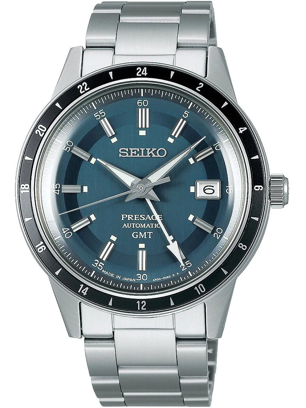 Seiko SSK009J1 Presage GMT Automatic Mens Watch 41mm 5ATM