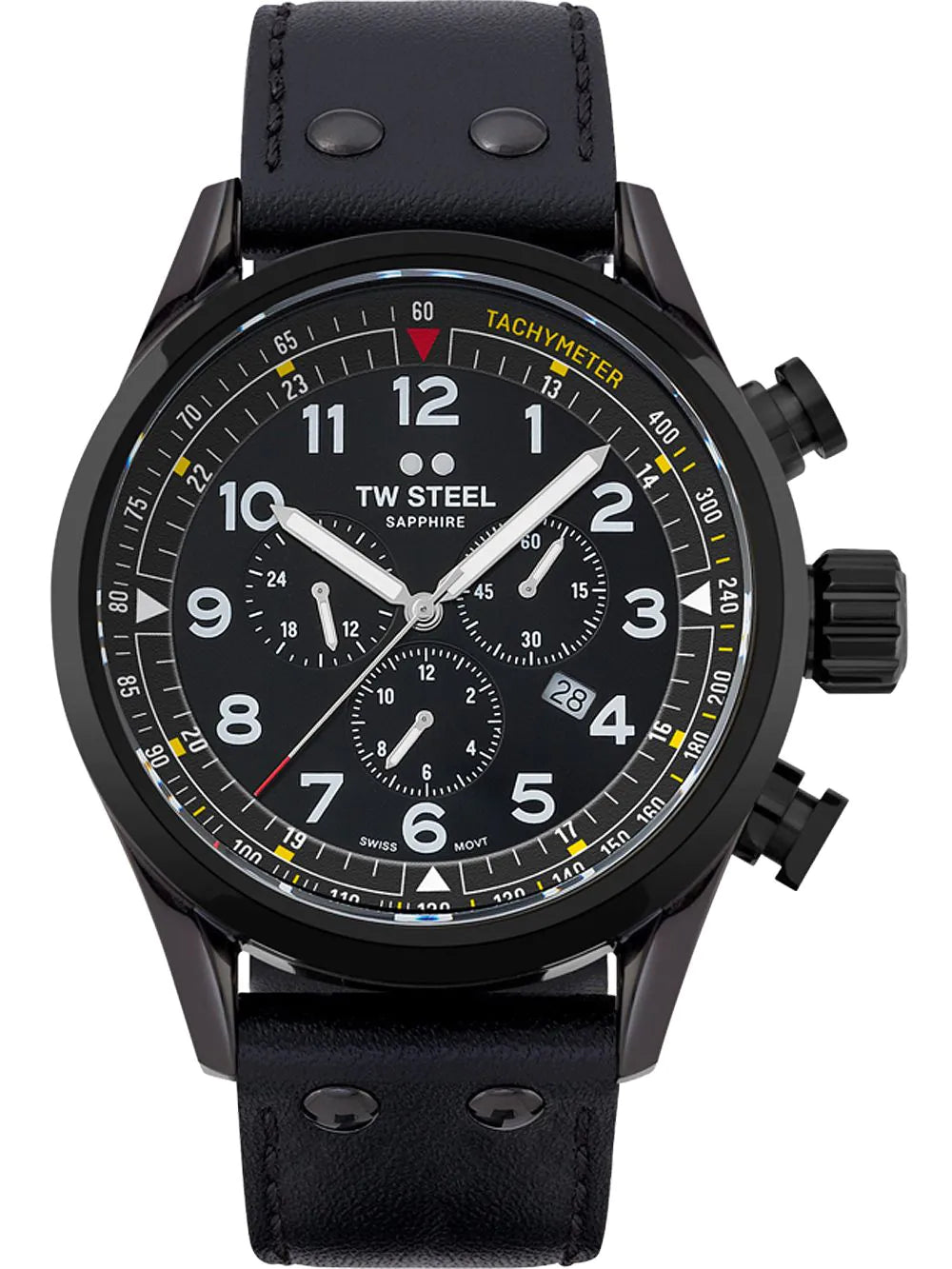 TW-Steel SVS205 Volante Chronograph Mens Watch 48mm 10ATM