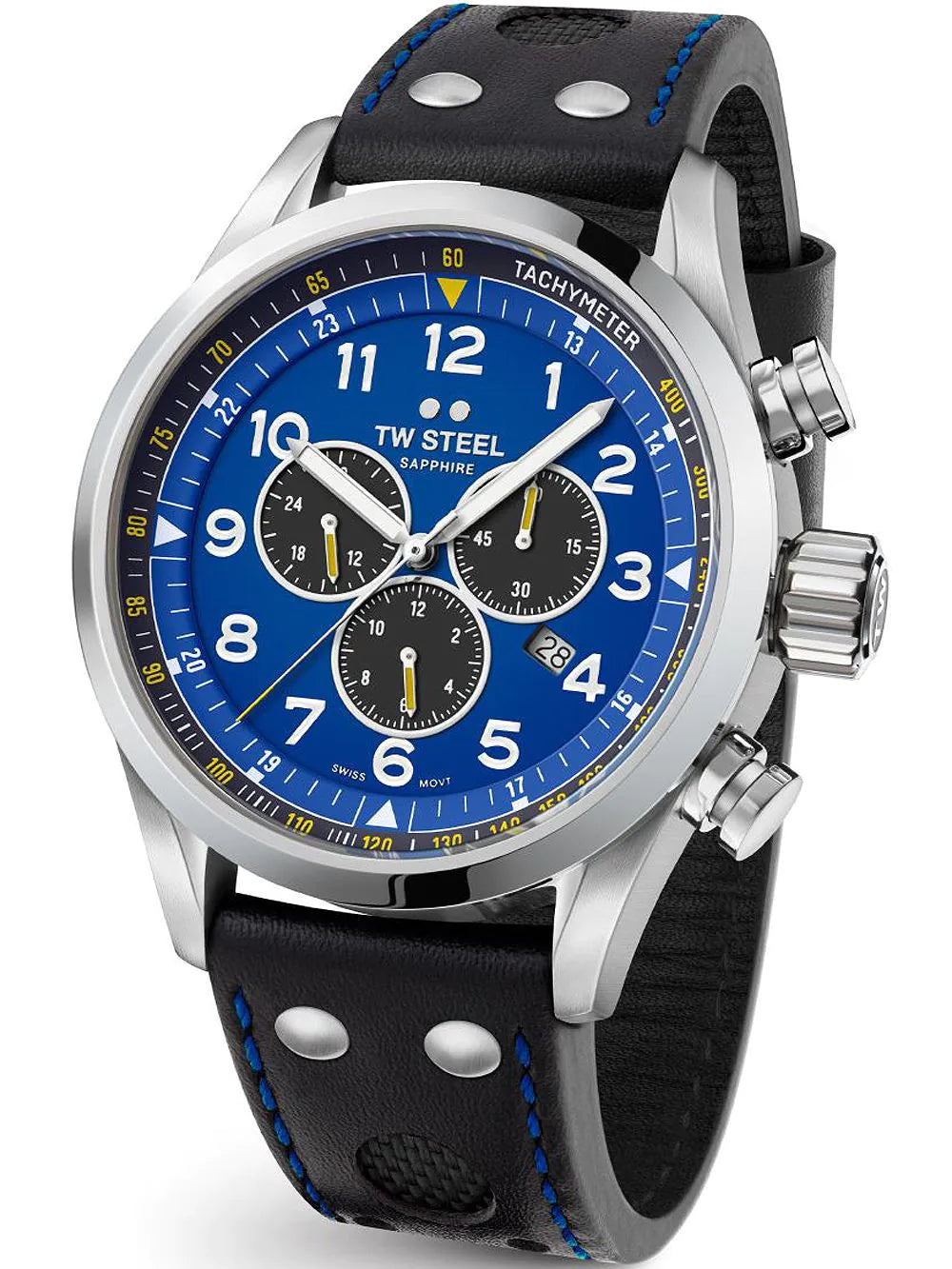 TW-Steel SVS305 Volante Chronograph Petter Solberg Mens Watch 48mm 10ATM