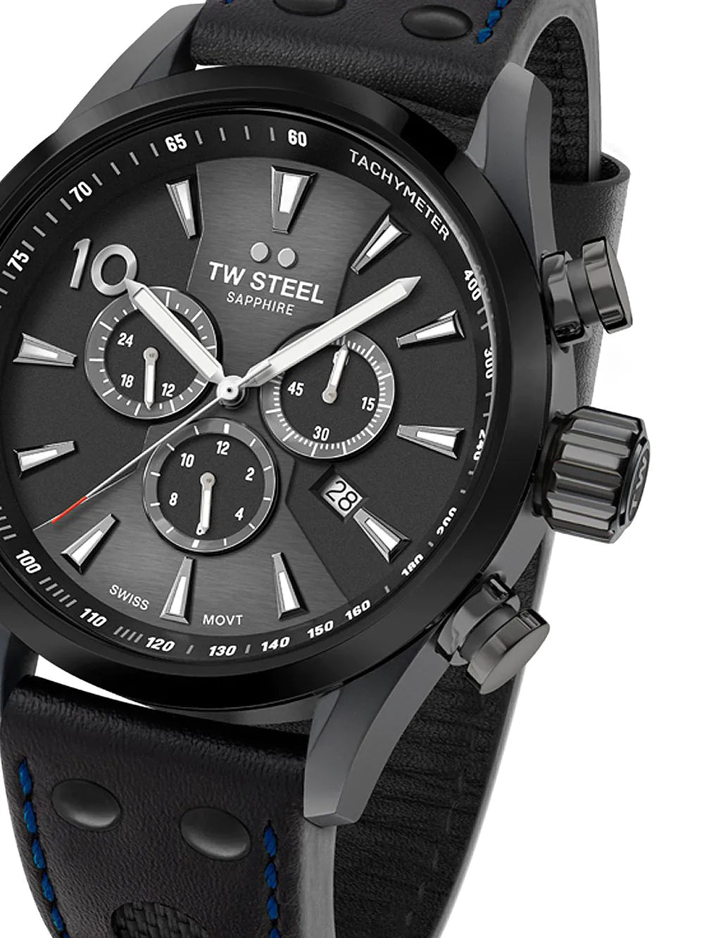 TW-Steel SVS308 Volante Chronograph BMW Dominator Mens Watch 48mm 10ATM