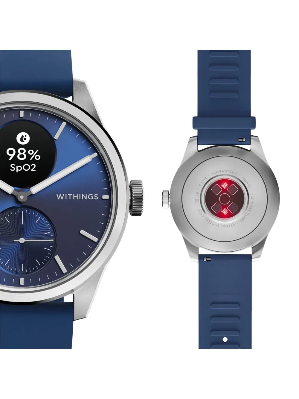 Withings HWA10-Model-12-All-Int Mens watch Scanwatch 2 42mm 5ATM