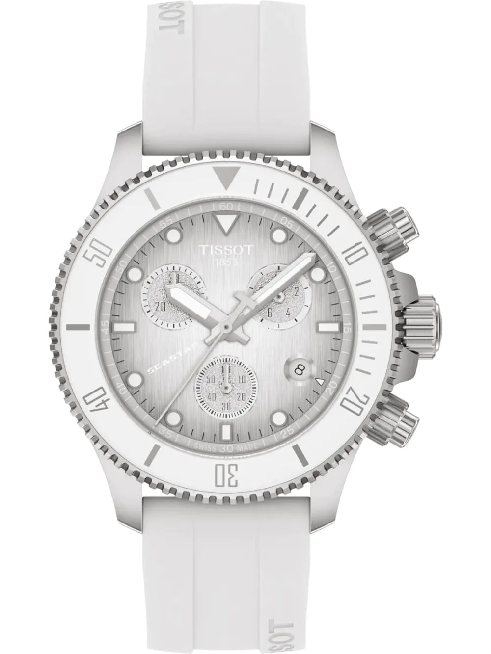 Tissot T1202171701100 Mens Watch Seastar 1000 Chronograph 38mm 30ATM