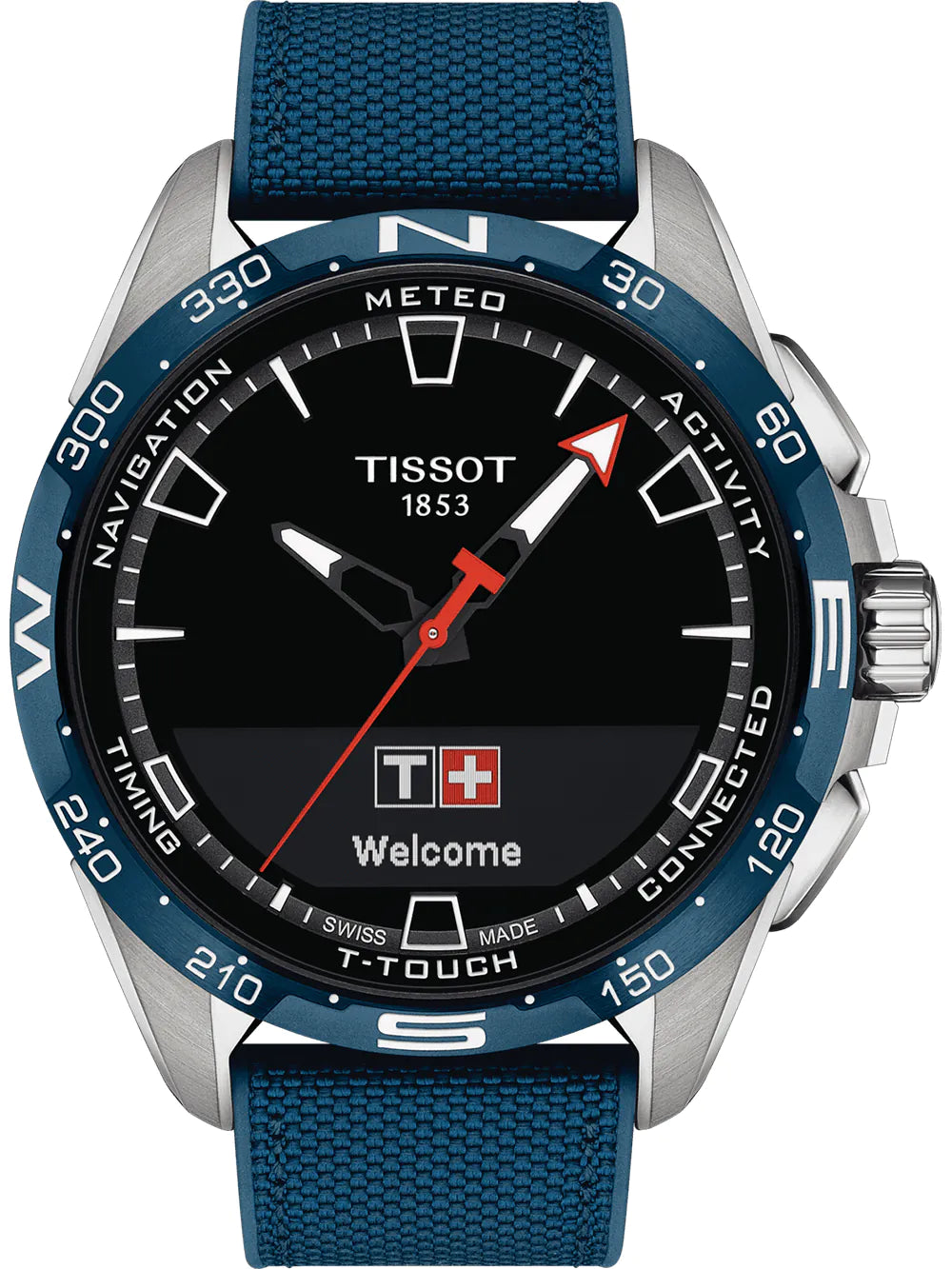 Tissot T1214204705106 Herrenuhr T-Touch Connect Solar 48mm 10ATM