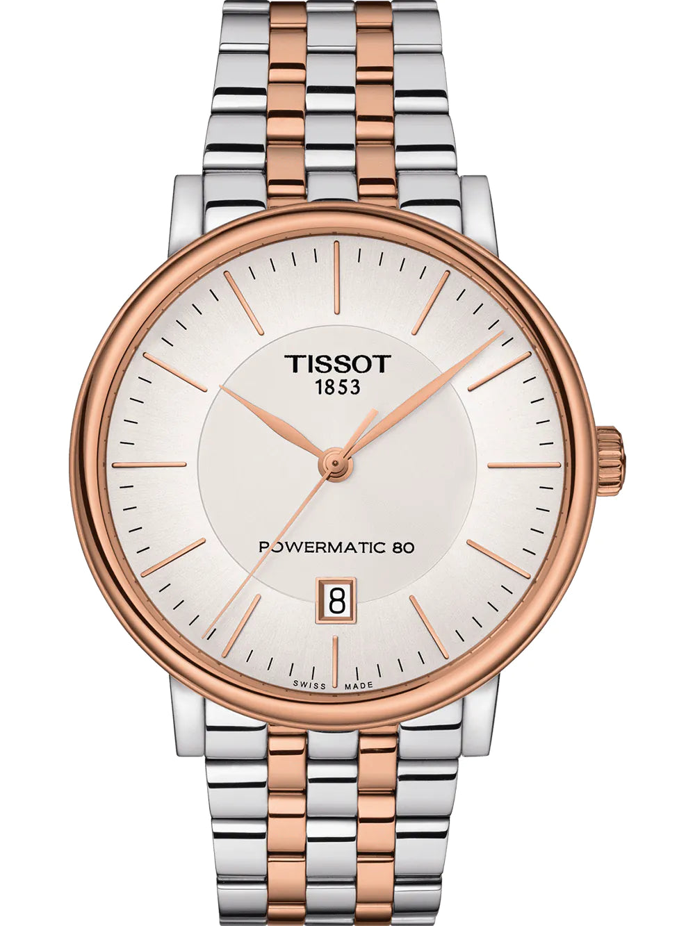 Tissot T122.407.22.031.01 Mens Watch Powermatic 80 Automatic 40mm 5ATM