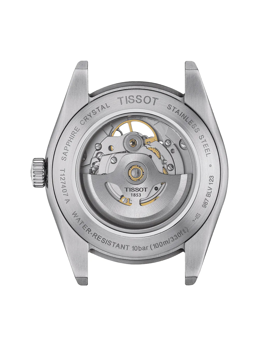 Tissot T1274071104101 Herrenuhr Gentleman Powermatic-80 Open Heart 40mm 10ATM