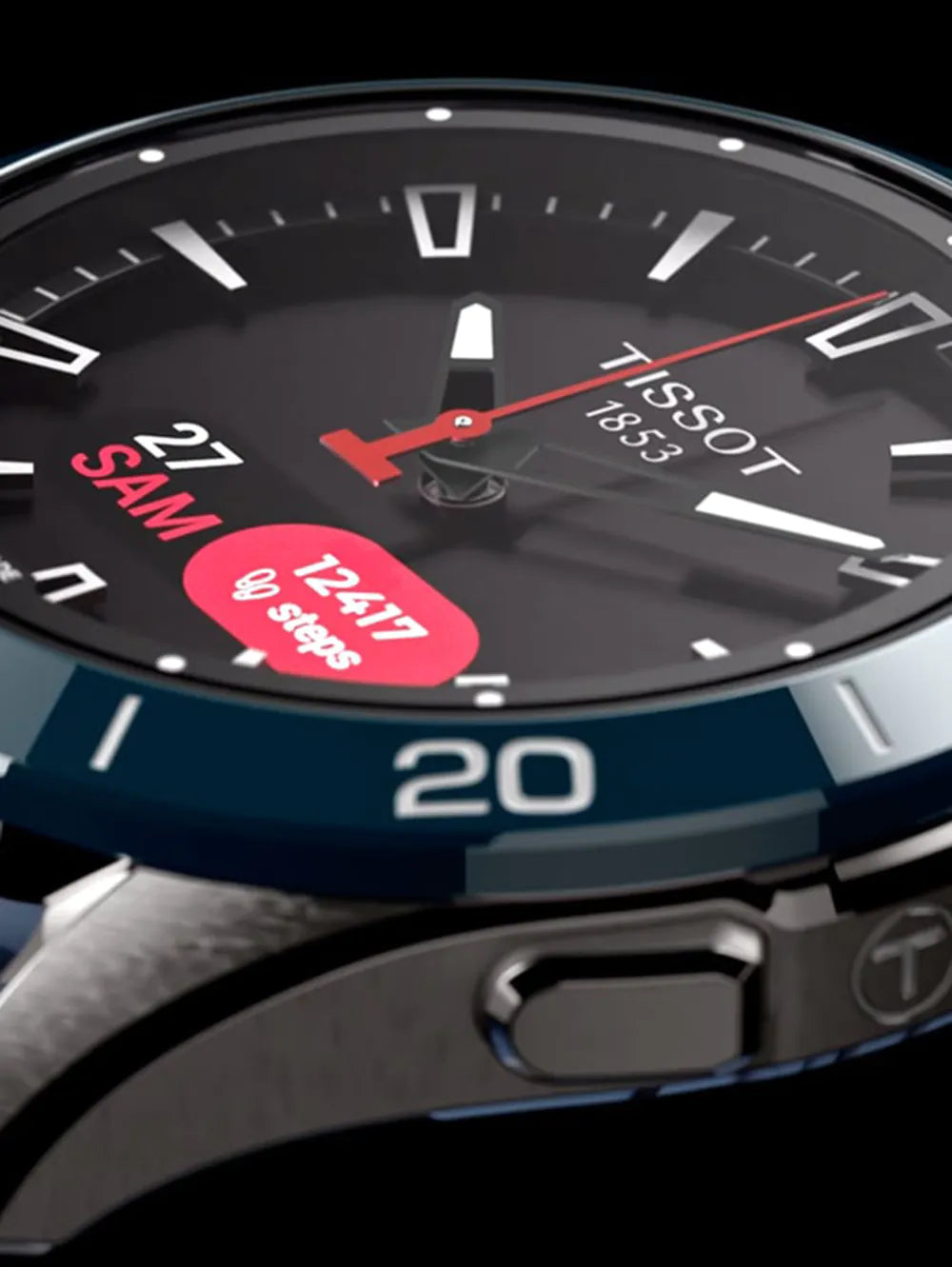 Tissot T1534204705101 T-Touch Connect Sport 44mm 5ATM