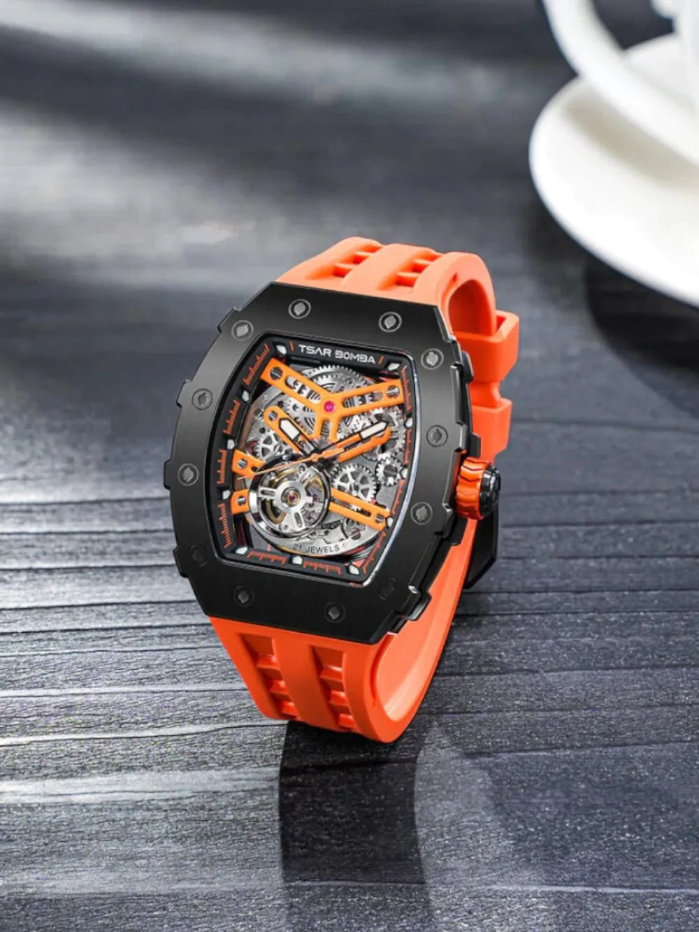 Tsar Bomba TB8208A-40 Mens Watch Elemental Automatic 43mm 5ATM