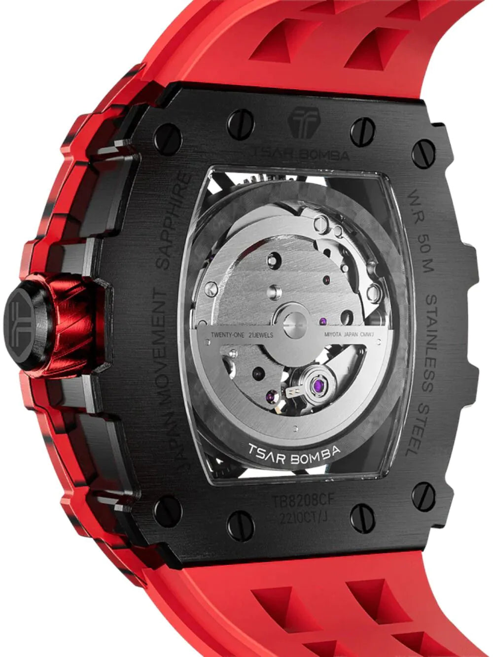 Tsar Bomba TB8208CF-37 Men's watch Elemental Automatic 43mm 5ATM