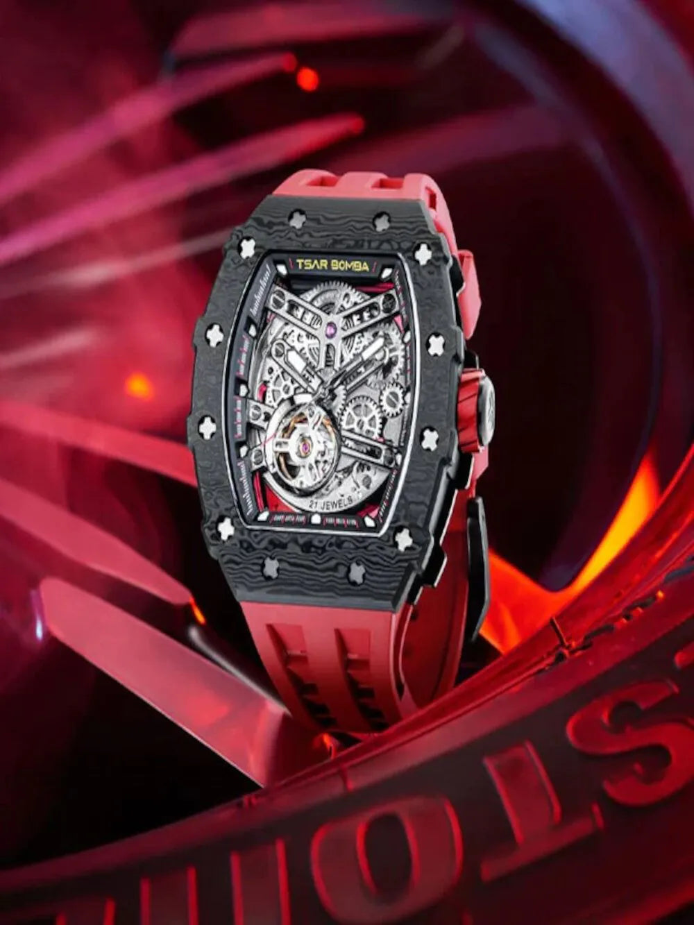 Tsar Bomba TB8208CF-39 Men's watch Elemental Automatic 43mm 5ATM